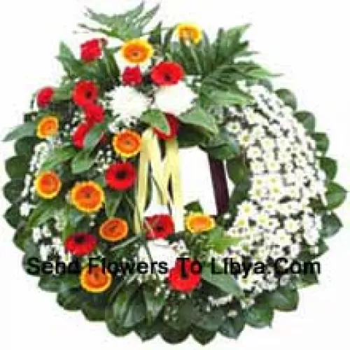 Mixed Flower Wreath